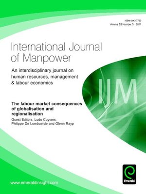 cover image of International Journal of Manpower, Volume 32, Issue 3